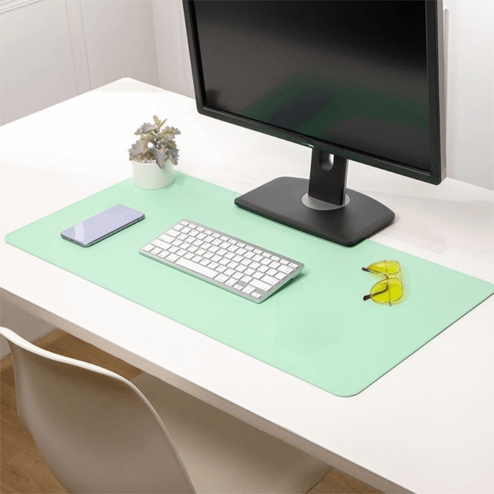 Двусторонний коврик для стола  – обзор и цена Leather Desk Pad